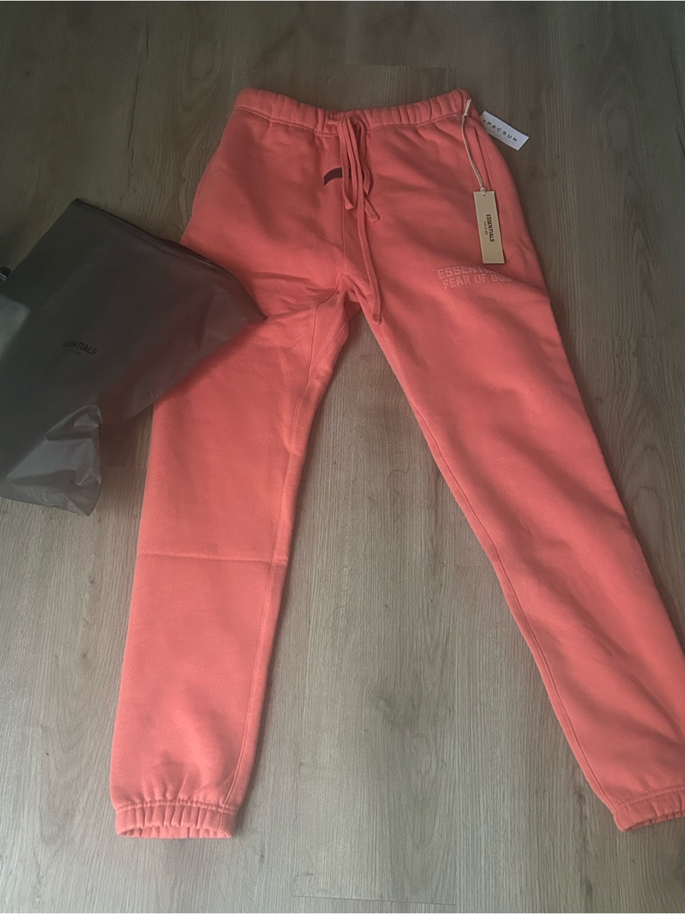 ESSENTIALS Unisex Coral Sweatpants with Elastic Waist BRAND NEW